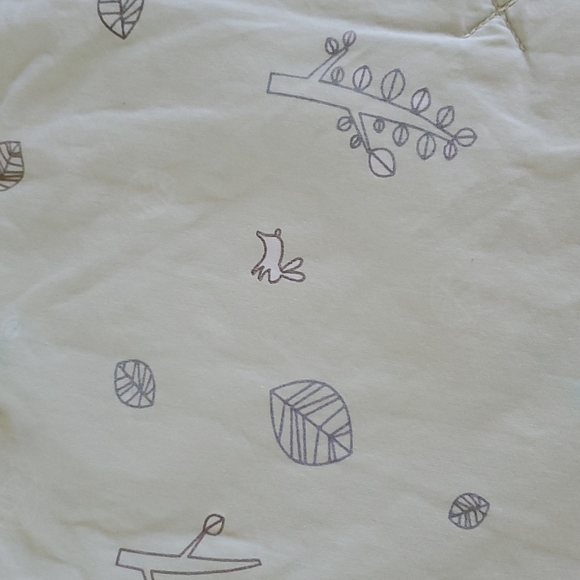 Sage Green, Gray, and pastels Woodland Crib Bedding Set - Picture 3 of 6